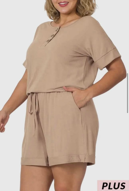 Beige romper